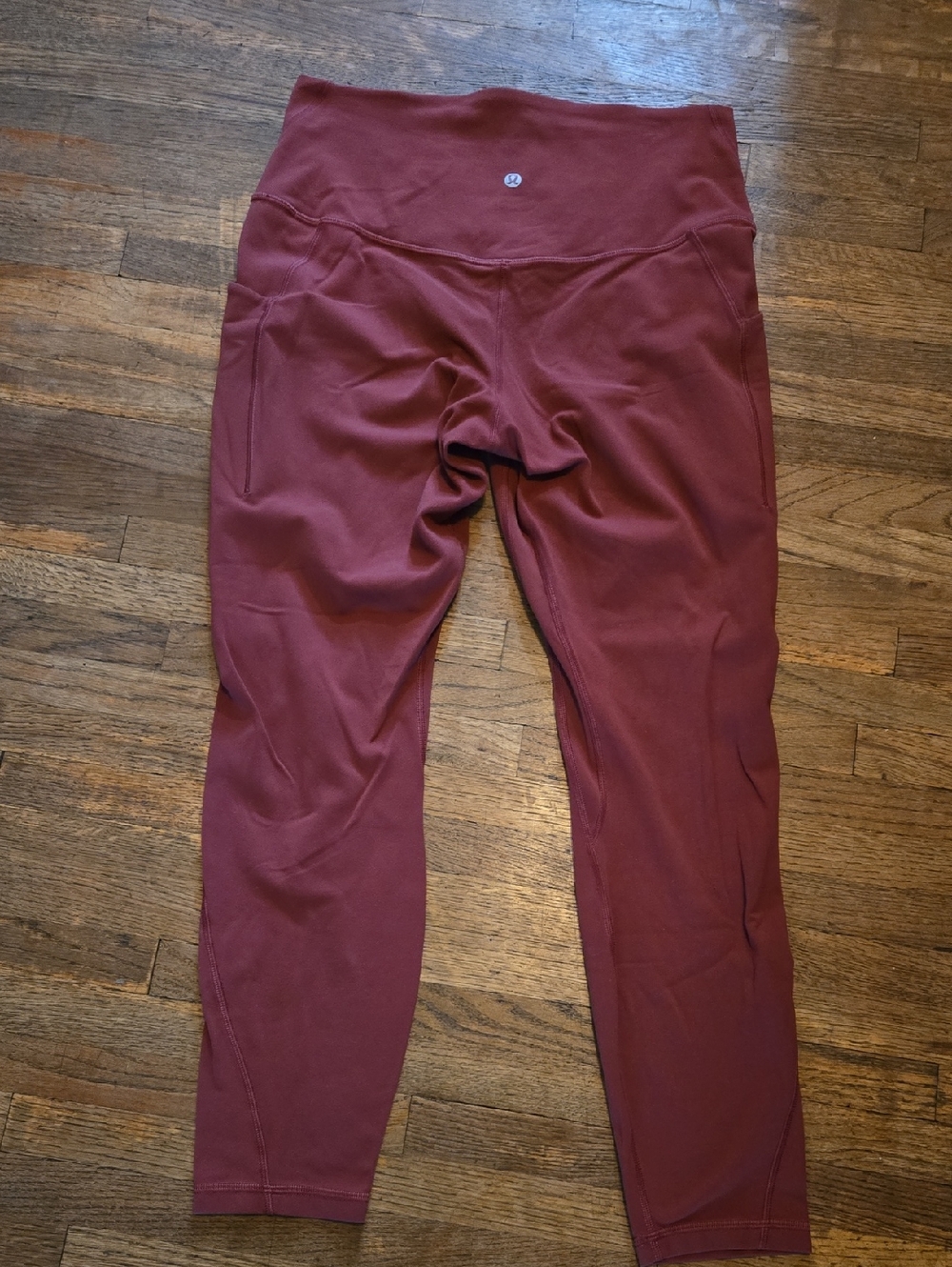 Lululemon Align High Rise Pant with Pockets 25" Red Merlot Size 10